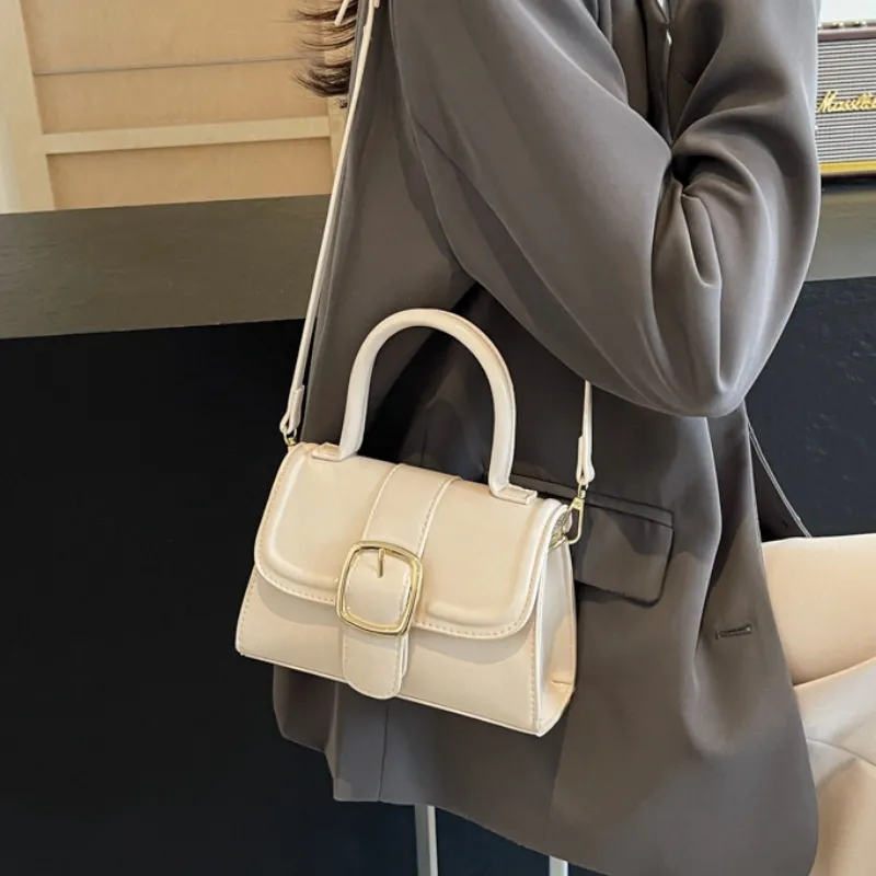 Duoluplo Doron Paul PU Crossbody One Shoulder Handbag Regular Women's Black/Ecru/Silver/Pink-8