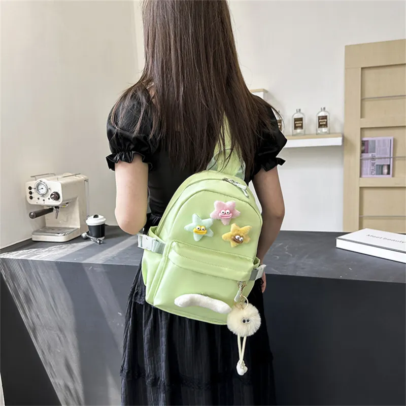 Duoluplo Doron Paul Nylon Sling Bag Regular Women's Pink/Yellow/Green/Black/White-19