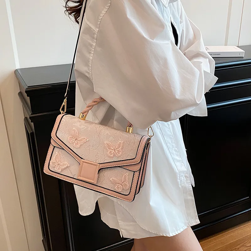 SWIMADE PU Handbag Women's White/Black/Pink/Red/Green-13