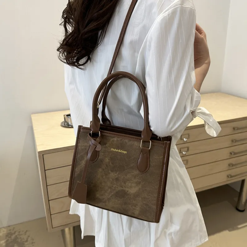 SWIMADE PU Shoulder Bag, Handbag Regular Women's Brown/Black/Coffee/Red-11