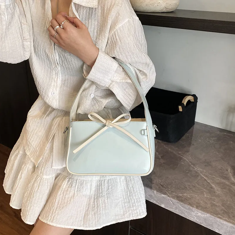 SWIMADE PU Handbag Women's White/Black/Red/Blue-23