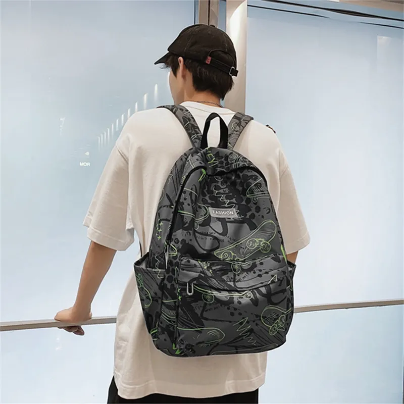 Duoluplo Doron Paul Nylon Backpack Unisex Multicolor-19