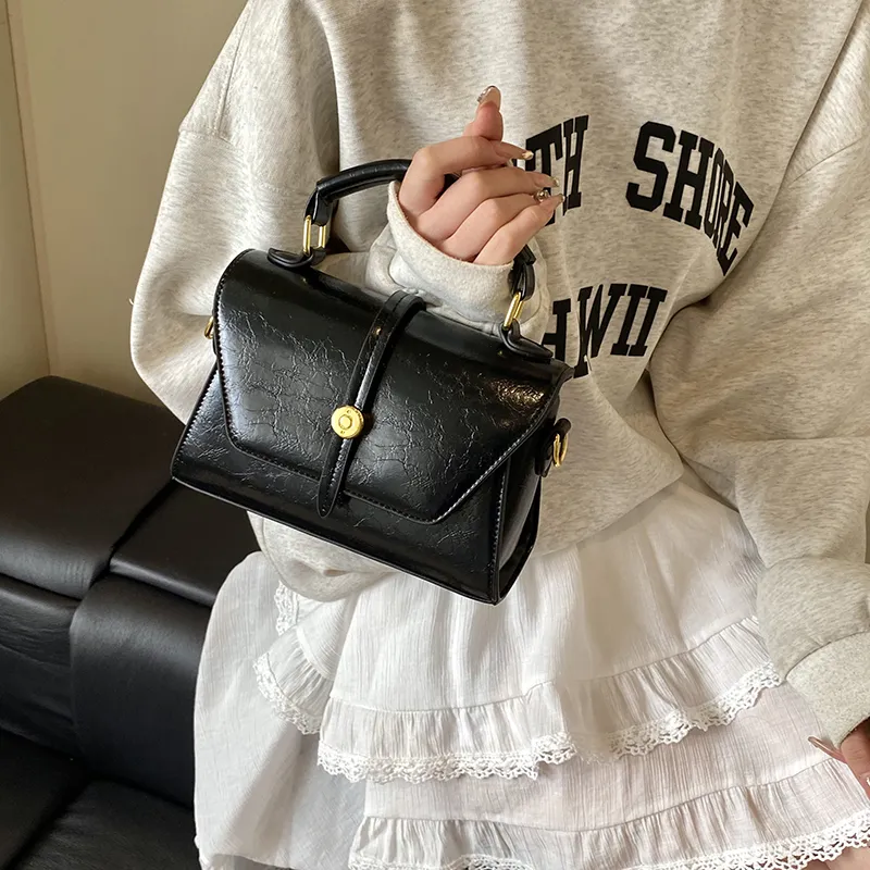 SWIMADE PU Handbag Women's White/Black/Red-9
