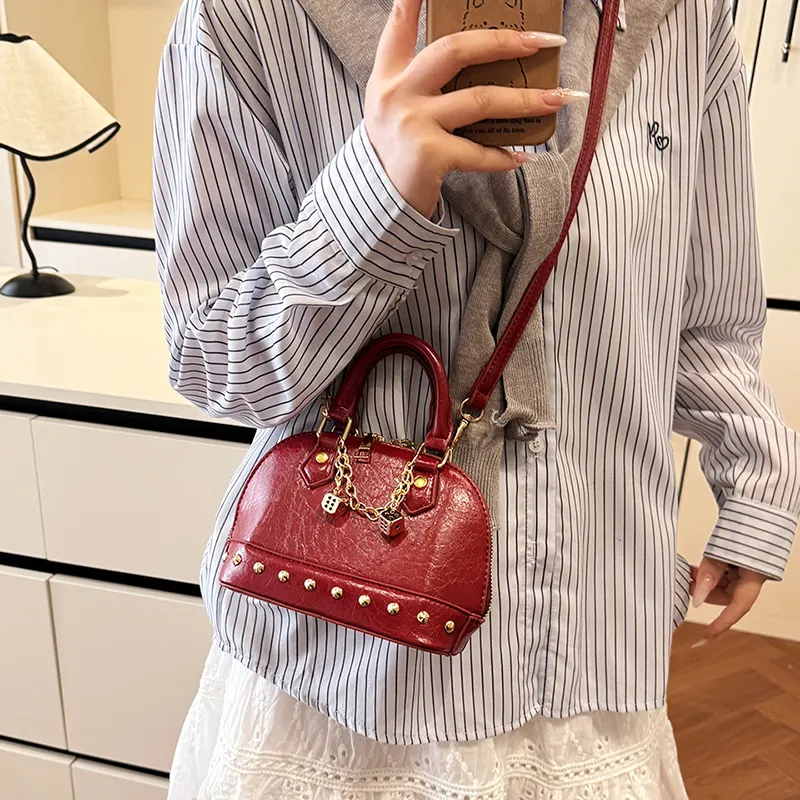 SWIMADE PU Handbag Women's Silver/Black/Red/Gold-22