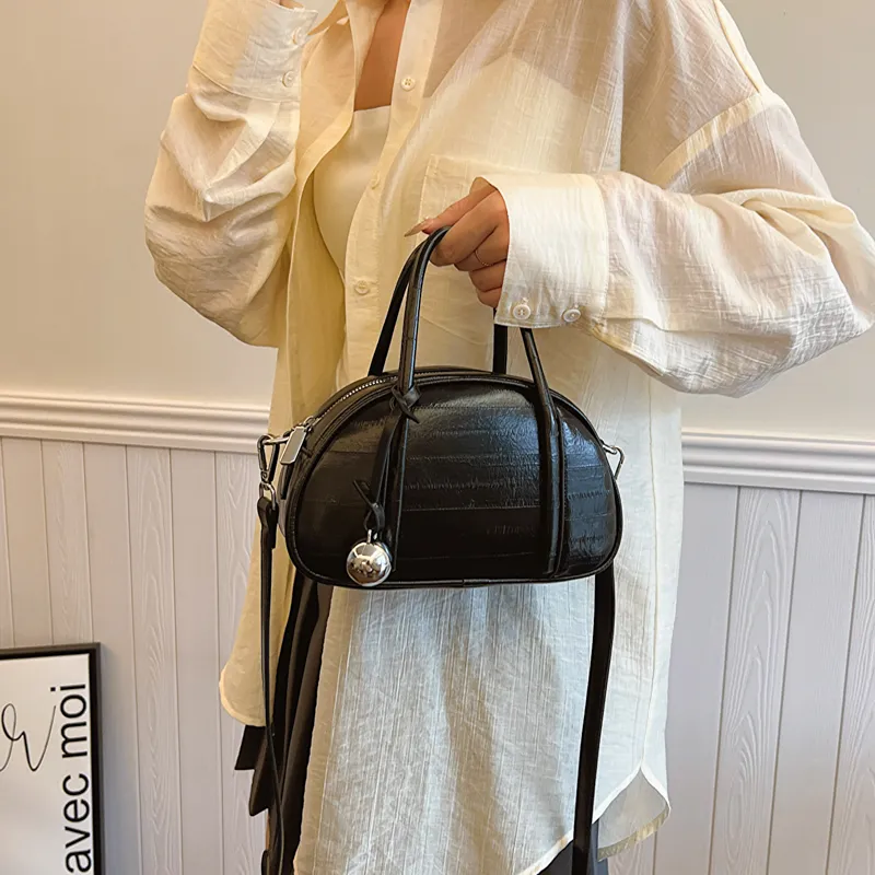 SWIMADE PU Crossbody Handbag Women's White/Silver/Black-7