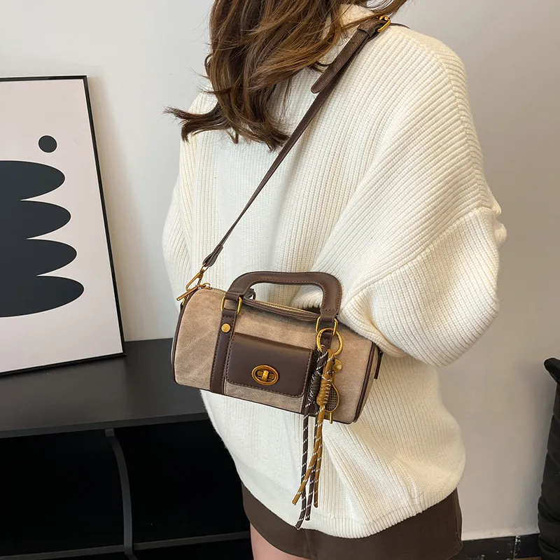 SWIMADE PU Handbag Regular Women's Black/Khaki/Green/Coffee-19