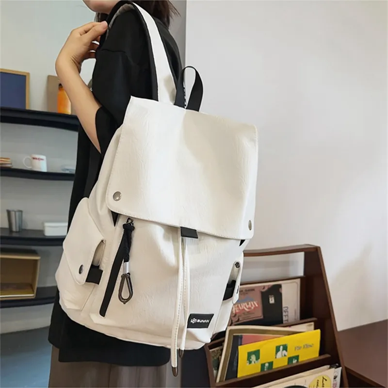 Duoluplo Doron Paul PU Backpack Unisex Multicolor-4