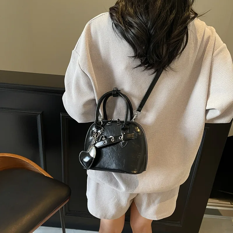 SWIMADE PU Shoulder Bag, Crossbody Bag, Handbag Regular Women's Black/Pink/Gray/Beige-12