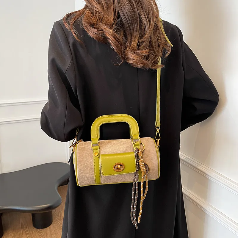 SWIMADE PU Handbag Regular Women's Black/Khaki/Green/Coffee-11