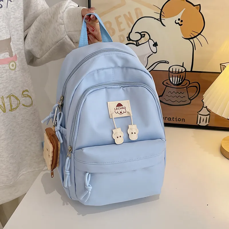 SWIMADE Nylon Backpack Regular Unisex Solid Color-28