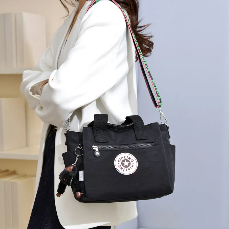 Duoluplo Doron Paul Nylon Tote Bag, Shopping Bag, Handbag Women's Multicolor-14