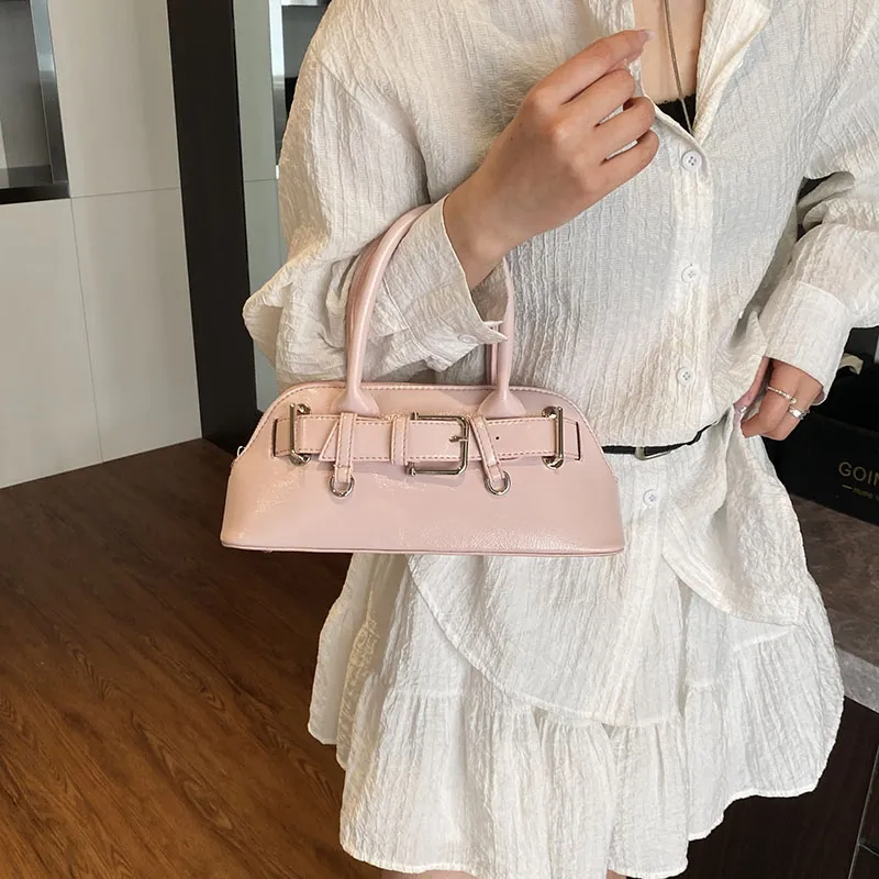 SWIMADE PU One Shoulder Handbags Women's White/Black/Yellow/Blue/Pink-24