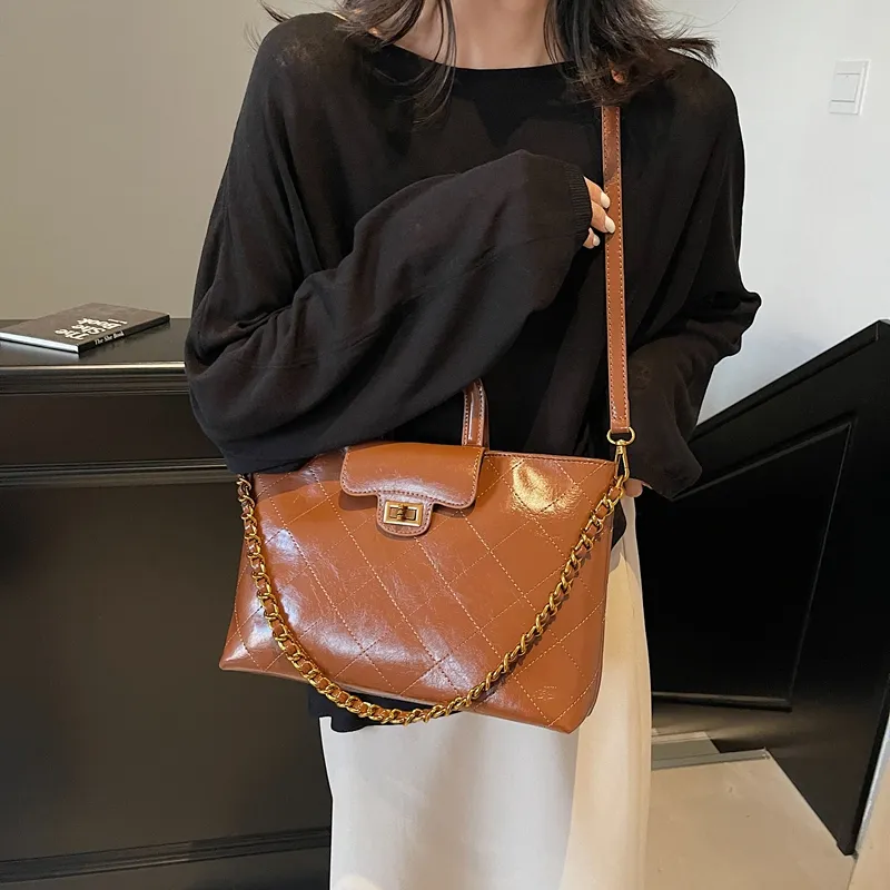 SWIMADE PU Handbag Women's White/Black/Coffee/Brown-17