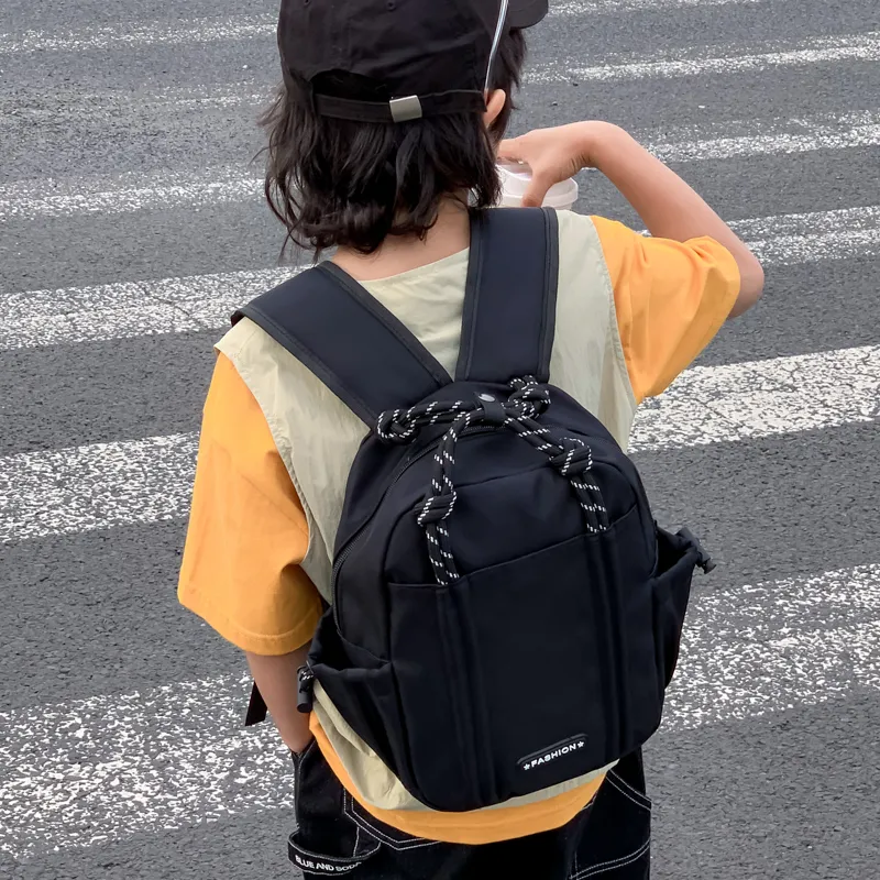 SWIMADE Nylon Backpack Regular Unisex Khaki/Black-7