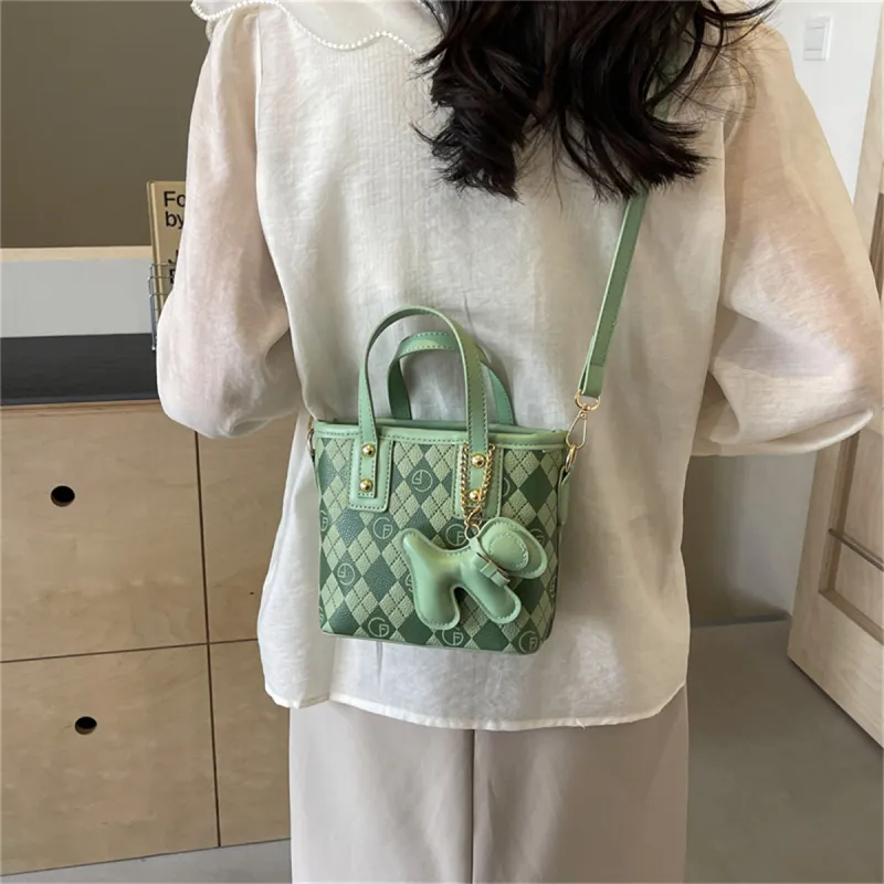 Duoluplo Doron Paul PU Crossbody One Shoulder Handbag Women's Multicolor-18