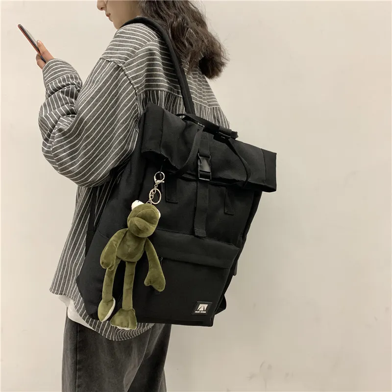 SWIMADE Oxford Backpack Regular Unisex Green/Red/Black/Gray-15