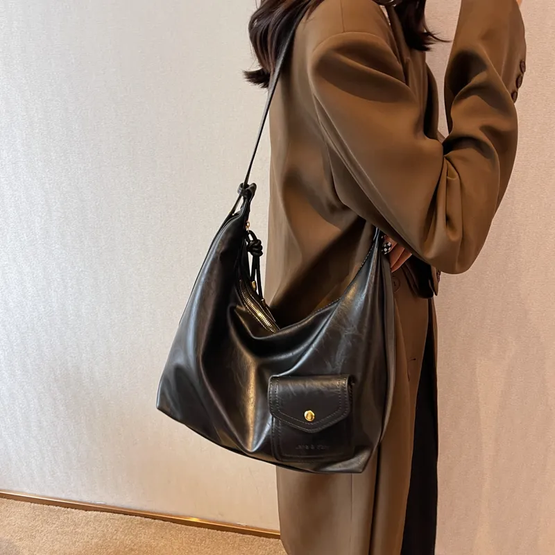 SWIMADE PU Tote Bag, Shopping Bag, Crossbody Bag, Shoulder Bag Women's Black/Coffee/Green/Brown-1