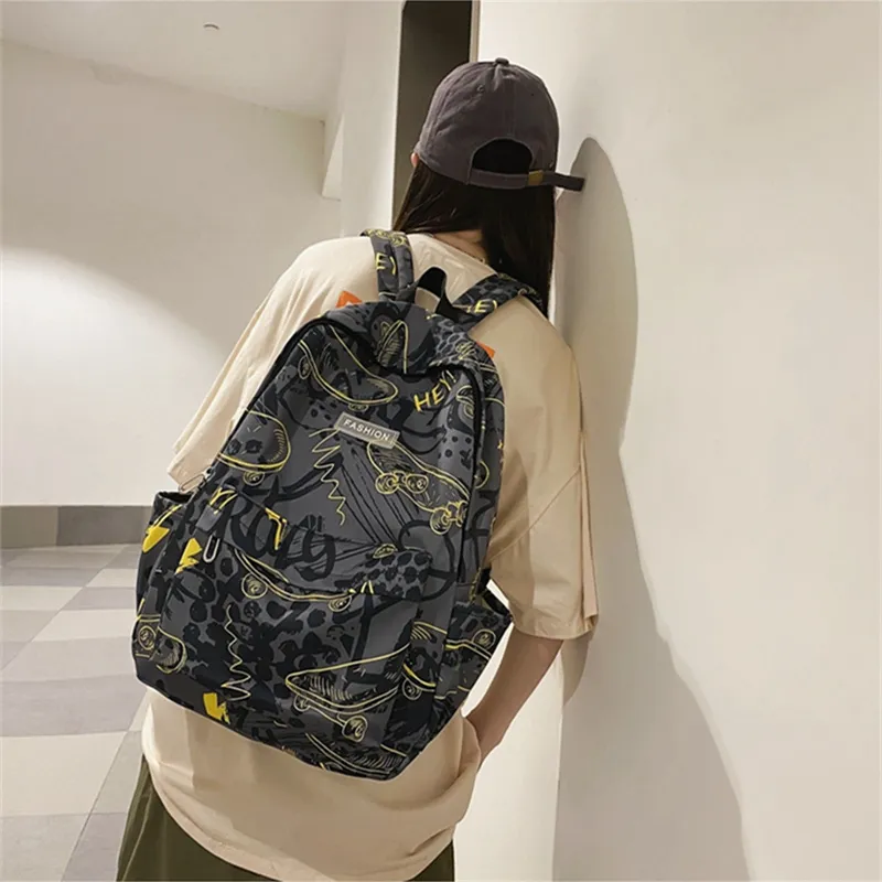 Duoluplo Doron Paul Nylon Backpack Unisex Multicolor-9