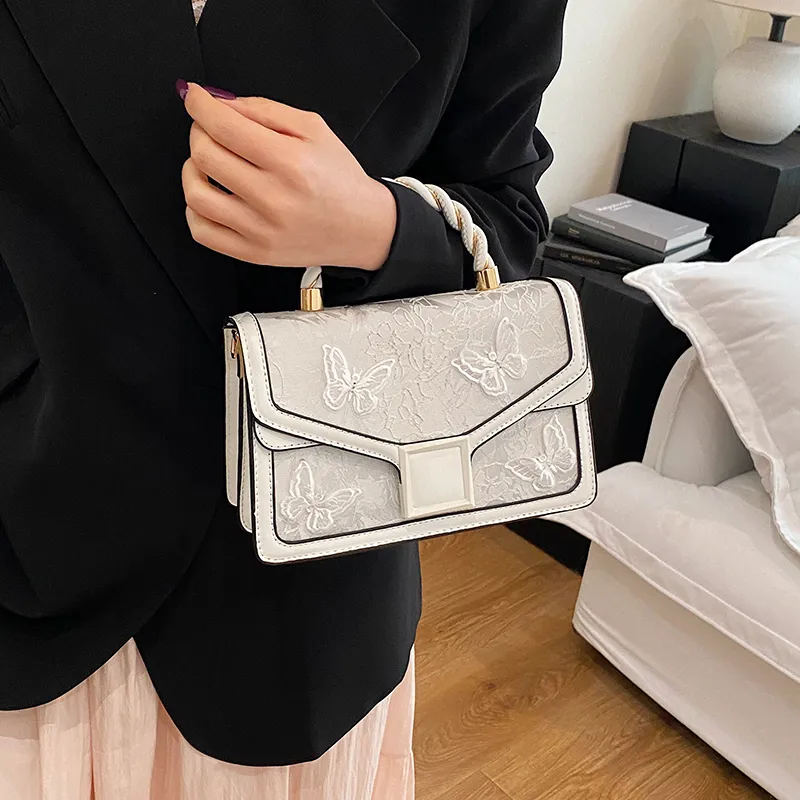 SWIMADE PU Handbag Women's White/Black/Pink/Red/Green-6