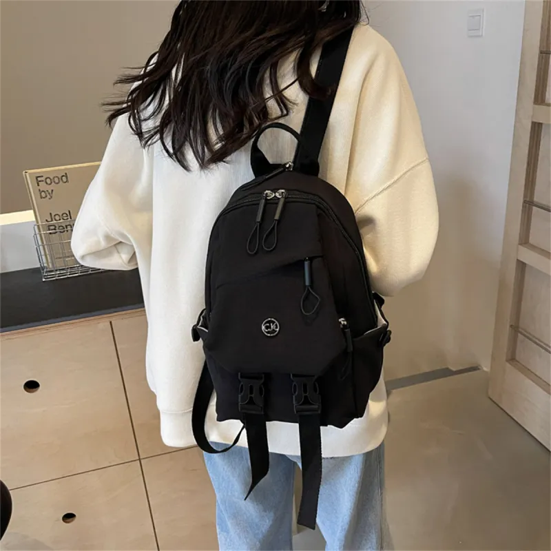 Duoluplo Doron Paul Nylon Fabric Backpack Women's Multicolor-3