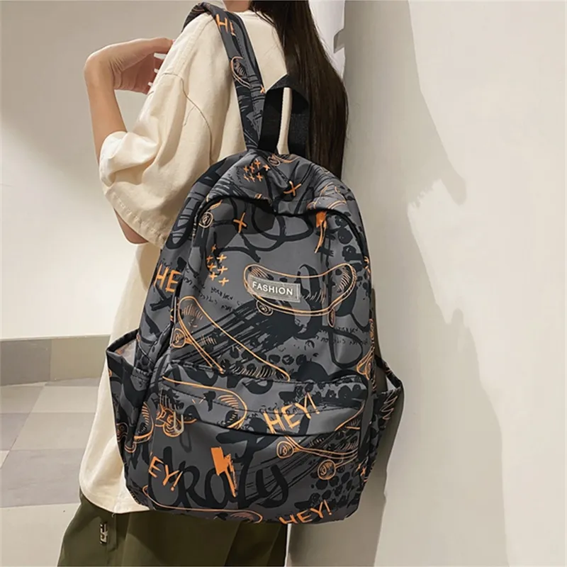 Duoluplo Doron Paul Nylon Backpack Unisex Multicolor-26