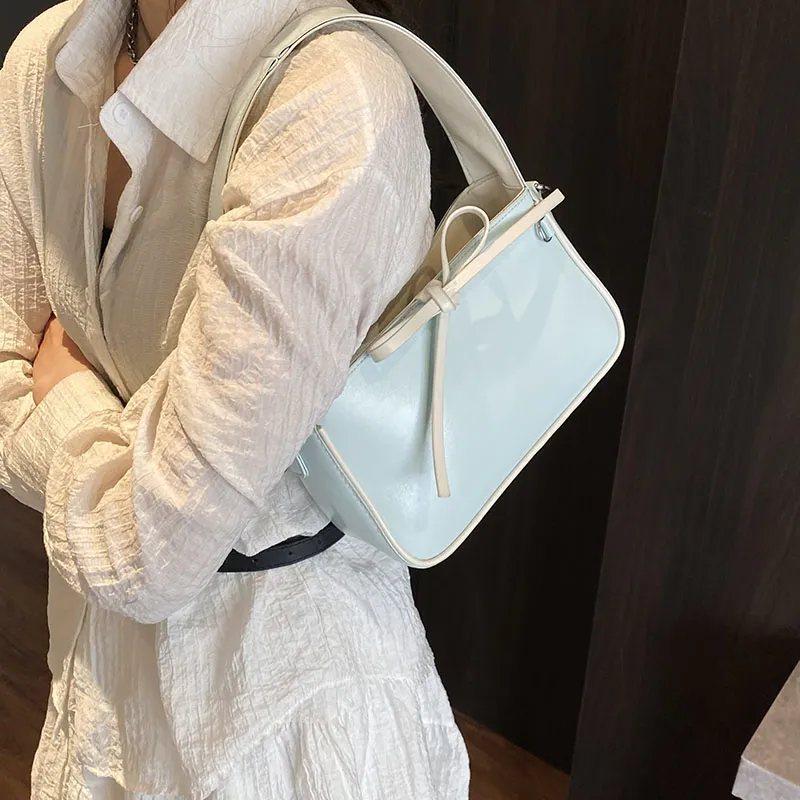 SWIMADE PU Handbag Women's White/Black/Red/Blue-26
