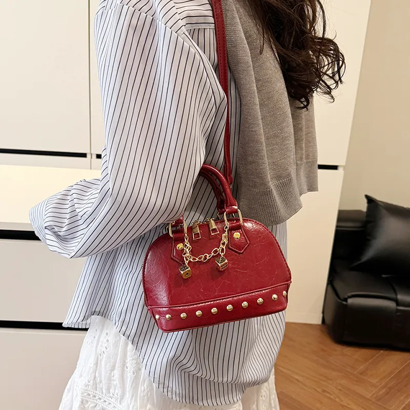 SWIMADE PU Handbag Women's Silver/Black/Red/Gold-26
