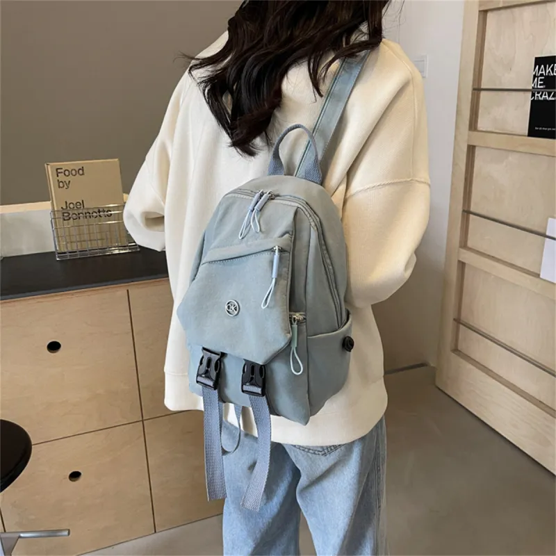 Duoluplo Doron Paul Nylon Fabric Backpack Women's Multicolor-34