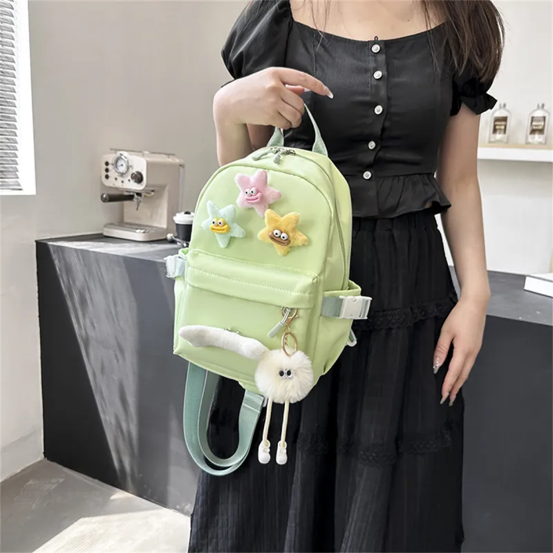 Duoluplo Doron Paul Nylon Sling Bag Regular Women's Pink/Yellow/Green/Black/White-15