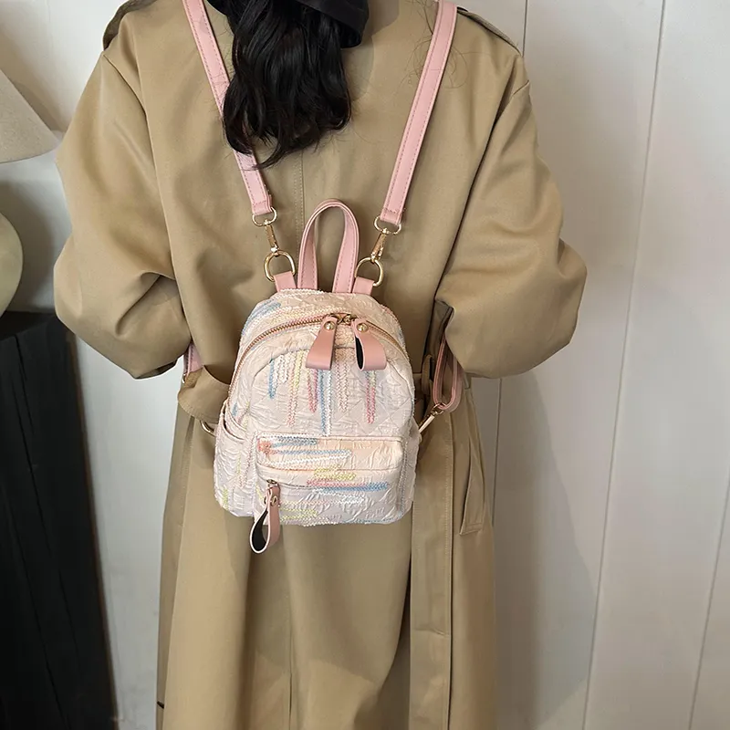 Duoluplo Doron Paul PU Backpack Regular Women's Multicolor-4