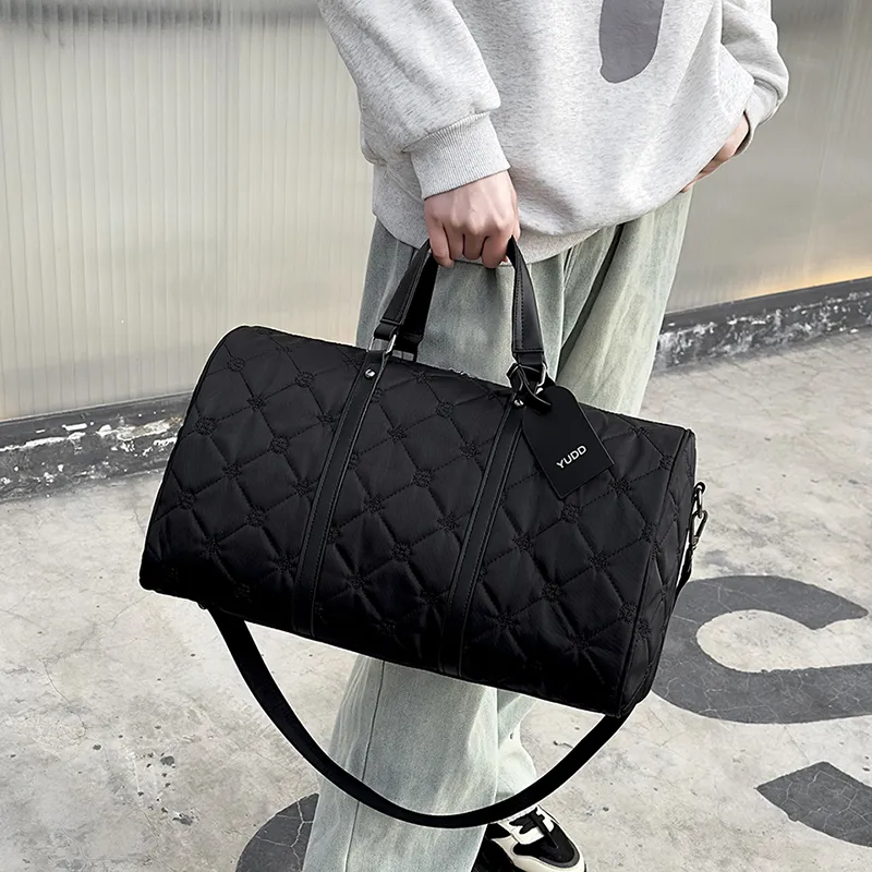 SWIMADE Nylon Handbag Women's Black-7