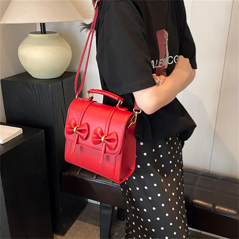 Duoluplo Doron Paul PU Backpack Regular Women's Coffee/Black/Silver/Red-26