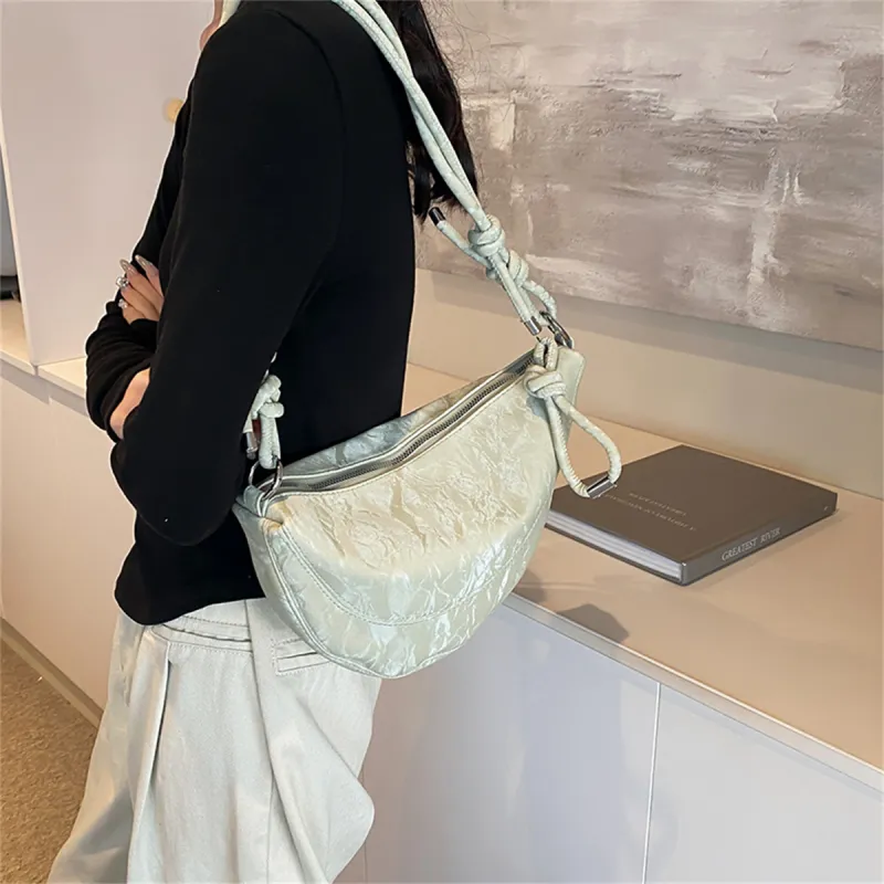Duoluplo Doron Paul PU Crossbody Bag, Shoulder Bag Women's Black, Silver, Green, White-18