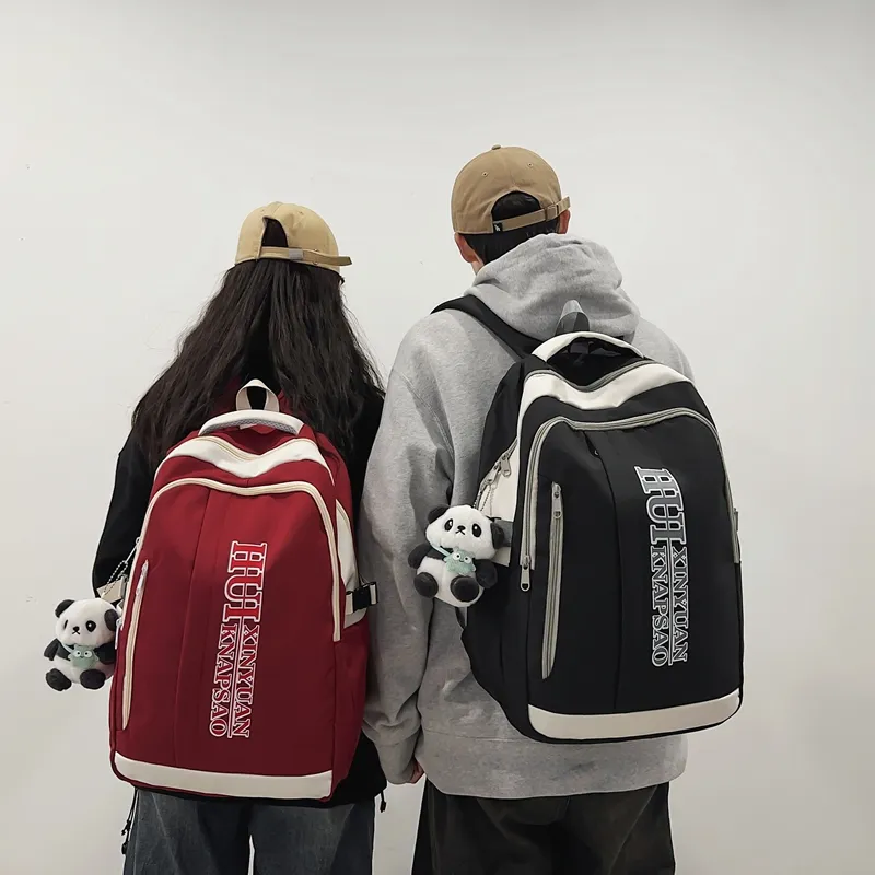 SWIMADE Nylon Backpack Regular Unisex Black/Yellow/Blue/Green/Red-1