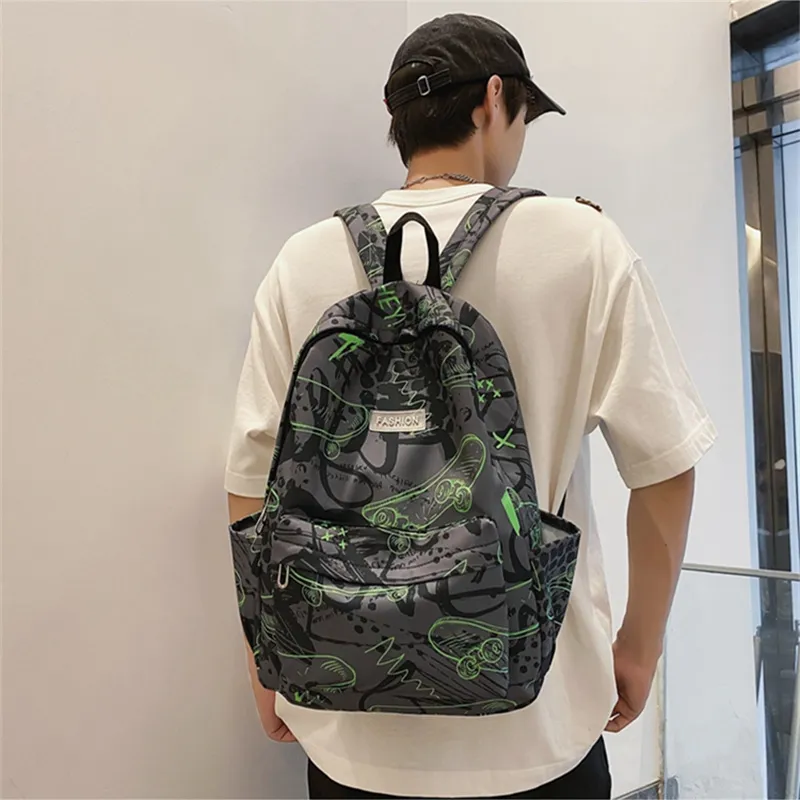 Duoluplo Doron Paul Nylon Backpack Unisex Multicolor-21