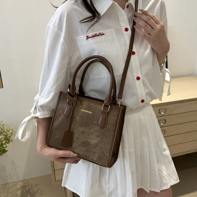 SWIMADE PU Shoulder Bag, Handbag Regular Women's Brown/Black/Coffee/Red-12