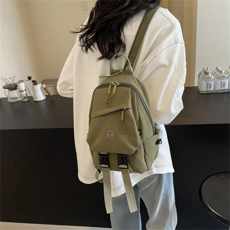Duoluplo Doron Paul Nylon Fabric Backpack Women's Multicolor-25