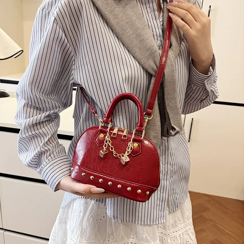 SWIMADE PU Handbag Women's Silver/Black/Red/Gold-25
