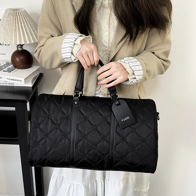 SWIMADE Nylon Handbag Women's Black-1