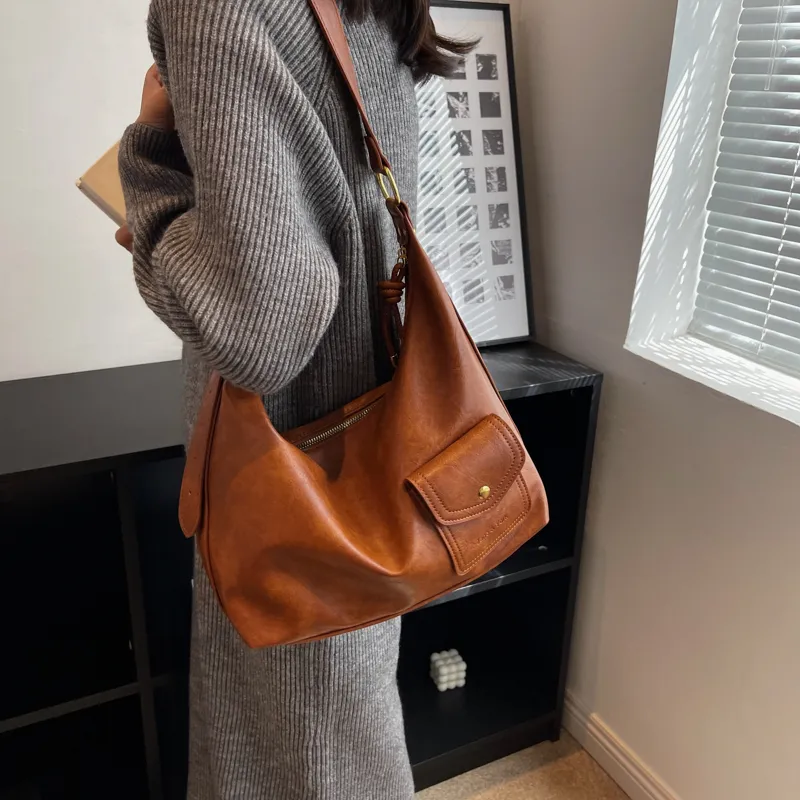 SWIMADE PU Tote Bag, Shopping Bag, Crossbody Bag, Shoulder Bag Women's Black/Coffee/Green/Brown-17