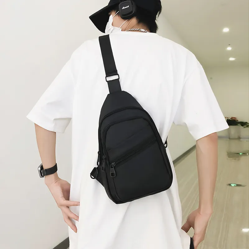 Duoluplo Doron Paul Pu Crossbody Bag Sling Bag Regular Men's Black/Gray/Green-2