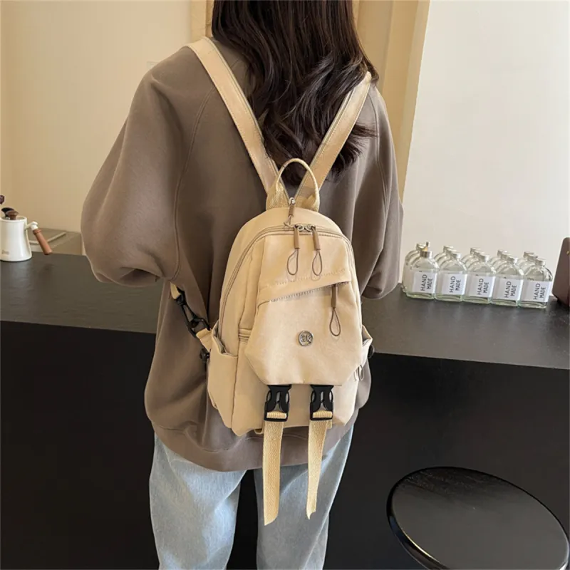 Duoluplo Doron Paul Nylon Fabric Backpack Women's Multicolor-7