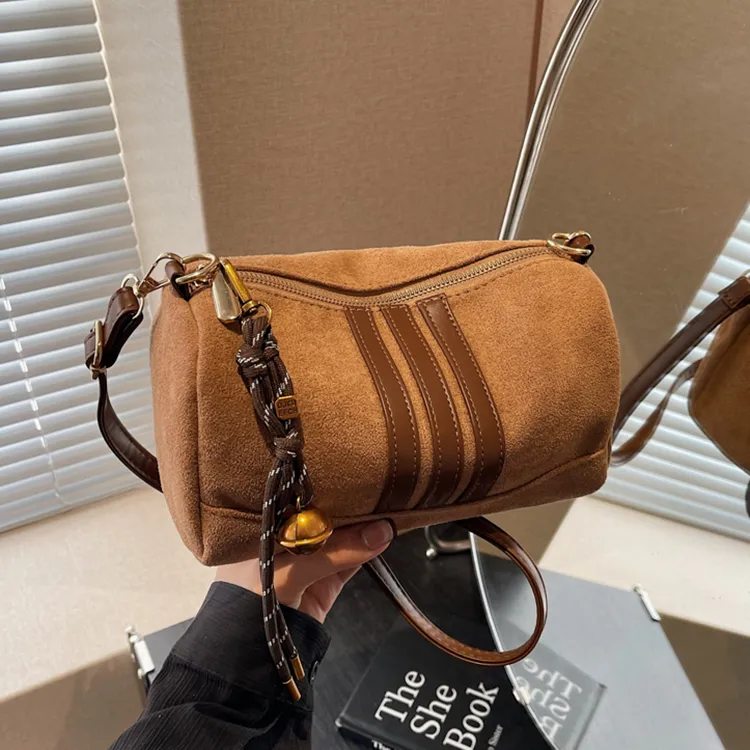 Duoluplo Doron Paul Pu Crossbody Bag, Shoulder Bag Regular Women's Brown/Burgundy/Coffee/Black-1