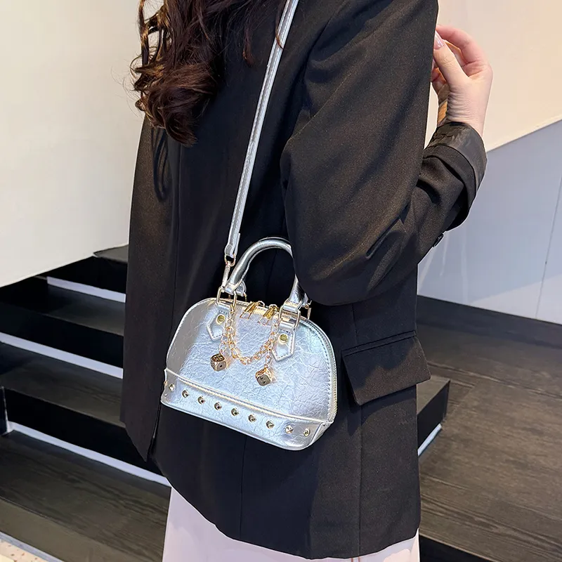 SWIMADE PU Handbag Women's Silver/Black/Red/Gold-11