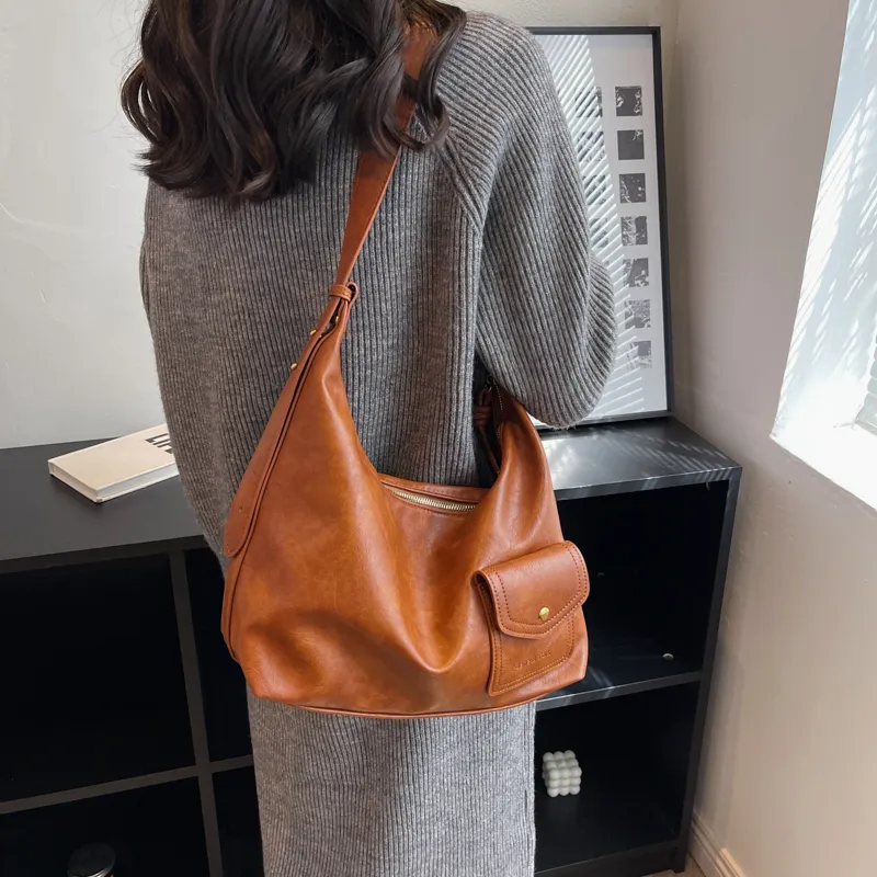 SWIMADE PU Tote Bag, Shopping Bag, Crossbody Bag, Shoulder Bag Women's Black/Coffee/Green/Brown-16