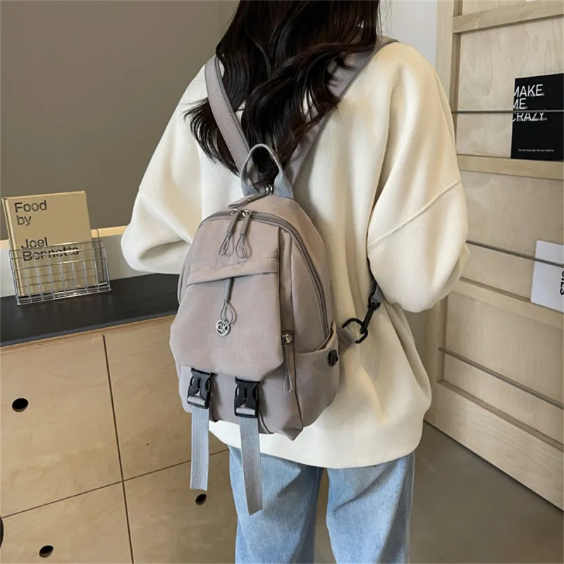 Duoluplo Doron Paul Nylon Fabric Backpack Women's Multicolor-15