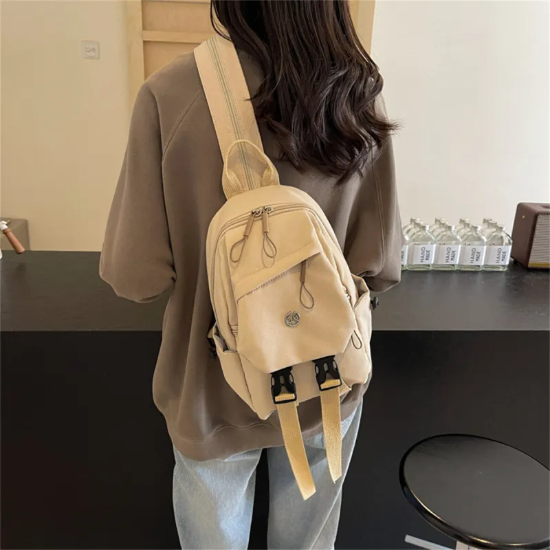 Duoluplo Doron Paul Nylon Fabric Backpack Women's Multicolor-10