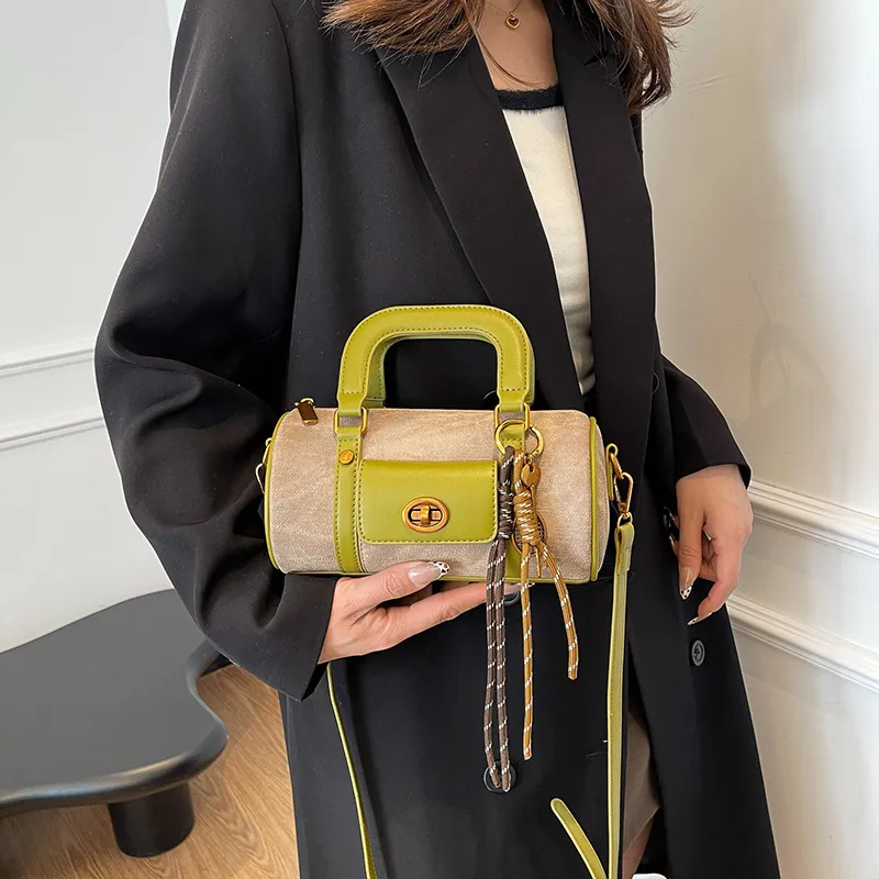 SWIMADE PU Handbag Regular Women's Black/Khaki/Green/Coffee-9