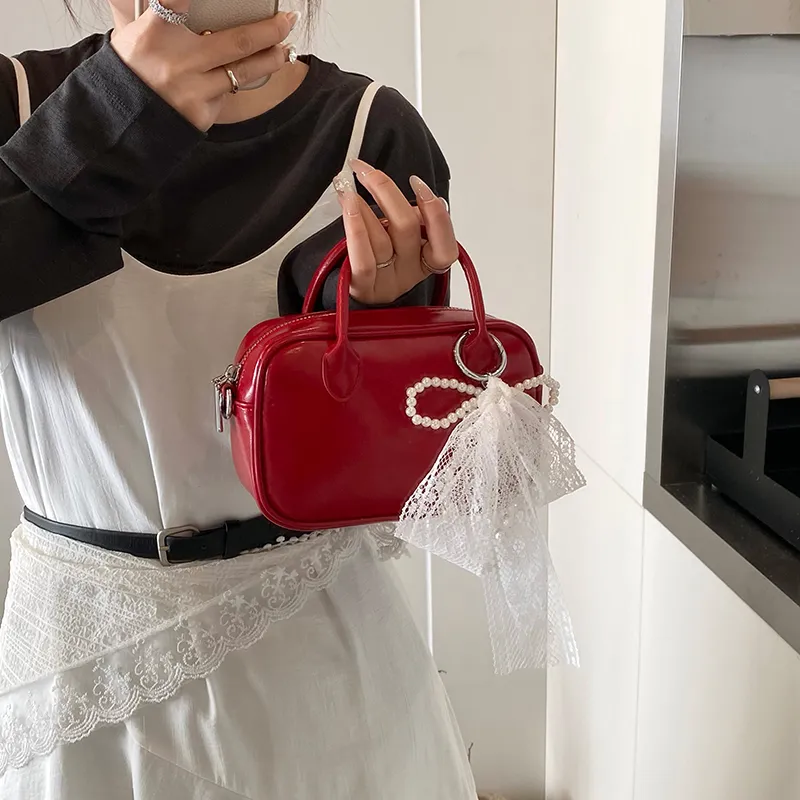 SWIMADE PU Crossbody Bag, Handbag Regular Women's Black/Red/Blue/Pink-22