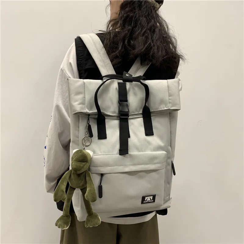 SWIMADE Oxford Backpack Regular Unisex Green/Red/Black/Gray-22